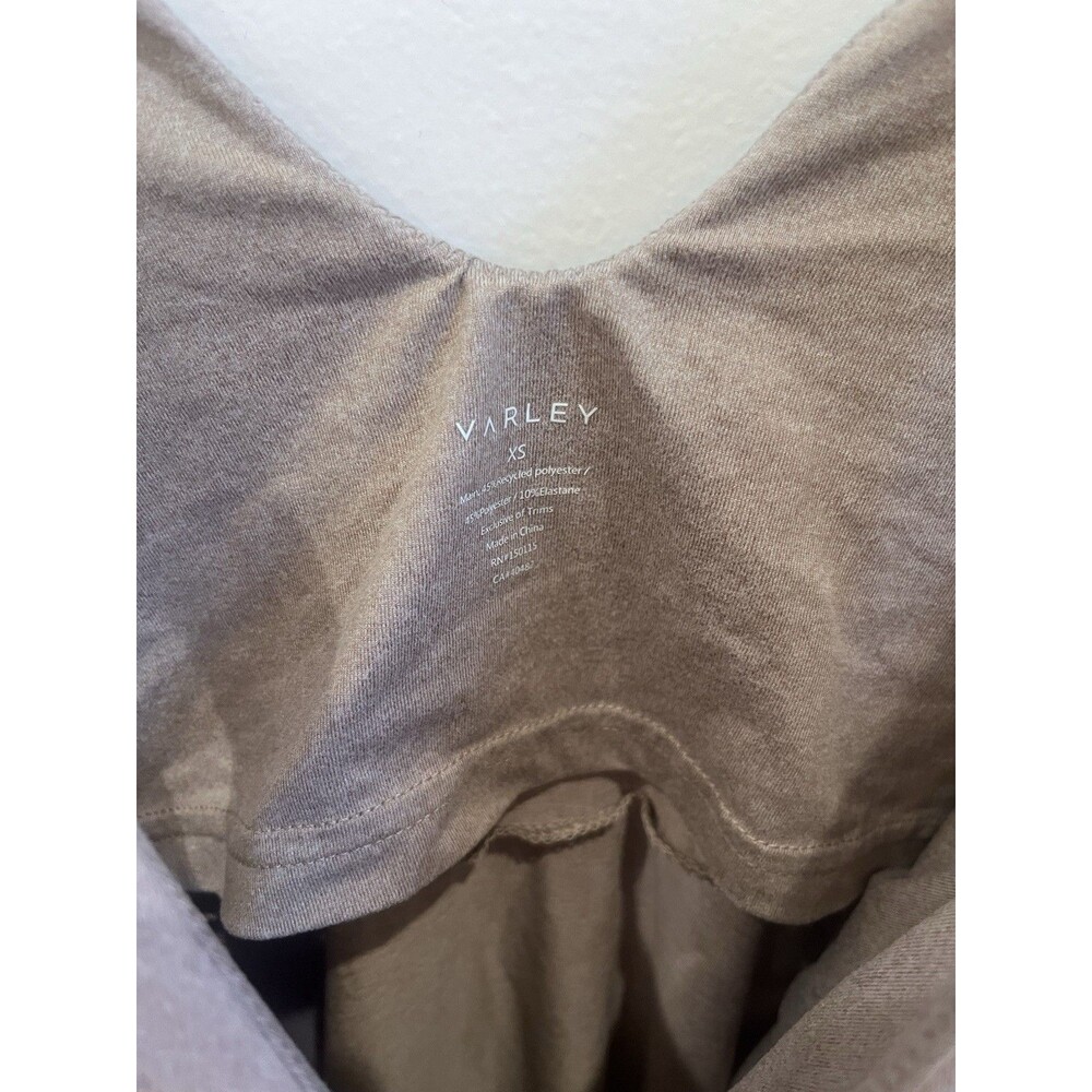 Varley Morgan Tan Athletic Dress Xs Active Stretch Jersey View 3